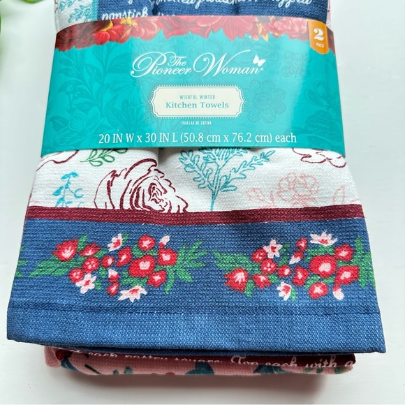 The Pioneer Woman Kitchen Towel Set - Wishful Winter NEW - Picture 8 of 9